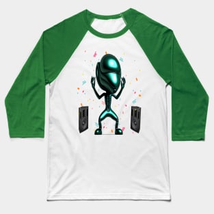 Alien Hip Hop 04 Baseball T-Shirt